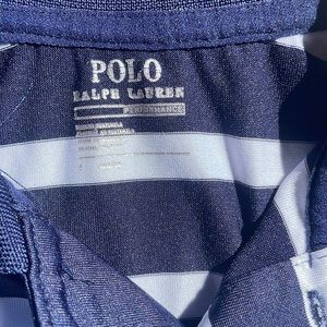 Polo performance (dri-fit) shirt striped size 5